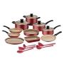 BATERÍA DE COCINA TRAMONTINA TURIM 11 PIEZAS ROJO