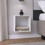 ORGANIZADOR FLOTANTE 1 CUBO BLANCO 30X30X25 CM