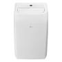CLIMA PORTÁTIL 14000 BTU 115V FRÍO Y CALOR CON RUEDAS COLOR BLANCO