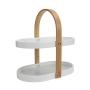 ORGANIZADOR PARA BAÑO BAMBÚ 2 NIVELES