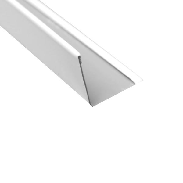 ANGULO PERIMETRAL M7 DE 3.66M X 7/8" X 7/8" FLAT WHITE