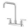 LLAVE PARA FREGADERO DUOMANDO CROMO PULIDO CUELLO GIRATORIO 8" GIRO 360 GRADOS