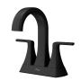 LLAVE PARA LAVABO DUOMANDO NEGRO MATE SOBRE CUBIERTA AHORRO DE AGUA