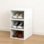 ORGANIZADOR ZAPATERO PLEGABLE 3 NIVELES TRANSPARENTE