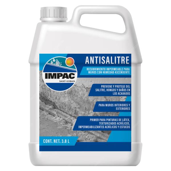 SELLADOR IMPERMEABILIZANTE ANTISALITRE EN MUROS Y PAREDES PENETRACION PROFUNDA 3.8 L