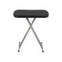 MESA PLEGABLE RECTANGULAR DE JARDÍN 66 CM POLIETILENO NEGRO