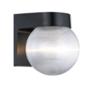 ARBOTANTE PARA MURO EXTERIOR E26 SOBREPONER 26W IP44 NEGRO MATE