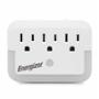 MULTICONTACTO ENERGIZER CON 3 SALIDAS USB Y LUZ DE NOCHE