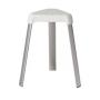 BANCO DE ALUMINIO PARA BAÑO 45 X 29 X 25 CM