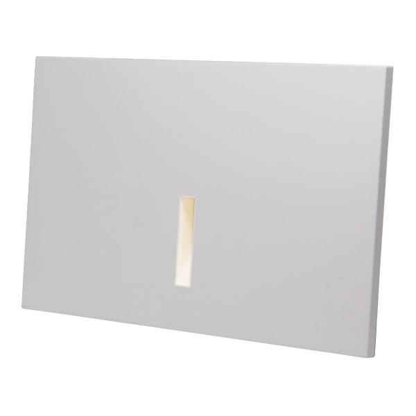 LÁMPARA LED DE EMPOTRAR EN MURO, LUZ CÁLIDA, 2W, IP65, USO EXTERIOR/INTERIOR