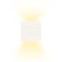 LÁMPARA LED DE SOBREPONER EN MURO, LUZ CÁLIDA, 4W, IP65, USO EXTERIOR/INTERIOR