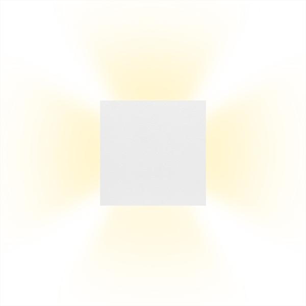 LÁMPARA LED DE SOBREPONER EN MURO, LUZ CÁLIDA, 4W, IP65, USO EXTERIOR/INTERIOR