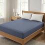 COMBO DICASA KING SIZE SABANAS BASIC AZUL ACERO + ALMOHADA FROSTY 2