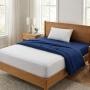 COMBO DICASA INDIVIDUAL PROTECTOR ULTRA + SABANAS SOFTY AZUL MARINO + ALMOHADA FROSTY