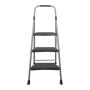 ESCALERITA DE ACERO 3 PELDAÑOS GRIS