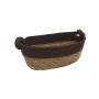 GAVETA ORGANIZADORA RECTANGULAR 26 X 16 X 10 CM JUNCO CAFÉ