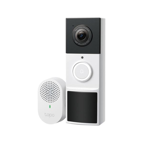 TIMBRE INALÁMBRICO CON CÁMARA 2K VISIÓN NOCTURNA Y AUDIO BIDIRECCIONAL PARA EXTERIOR A BATERÍA IP65