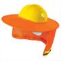 PROTECTOR SOLAR PLEGABLE PARA CASCO, NARANJA CON REFLEJANTE