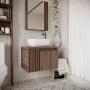 MUEBLE PARA BAÑO FLOTANTE 24" 1 PUERTA COLOR MILAN MDP