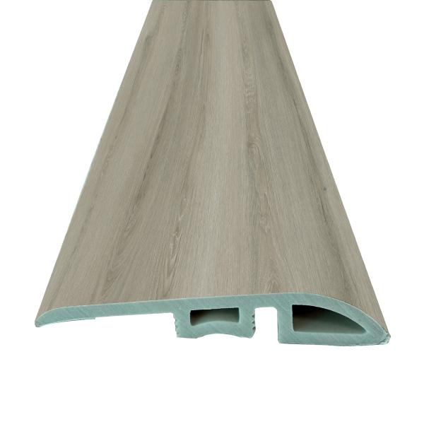REDUCTOR PARA PISO VINÍLICO DE LUJO BORENA GRIS TIPO MADERA 4.5 CM X 2.4 M