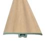 MOLDURA T PARA PISO VINILICO DE LUJO COLOR CAFE 4.5 CM X 2.40 M