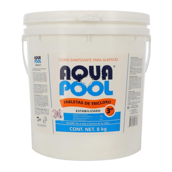 LIMPIADOR DE ALBERCAS TABLETAS DE CLORO 8 KG