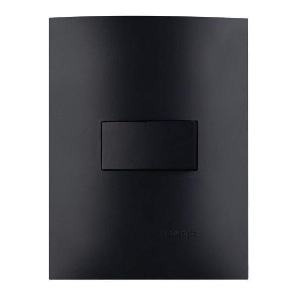 APAGADOR SENCILLO NEGRO CARBONCILLO C/PLACA INCLUIDA NEGRO CARBONCILLO ESTEVEZ GAMMA