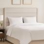 CABECERA KING SIZE DICASA LUGO CREMA + BASE CAMA SLIM