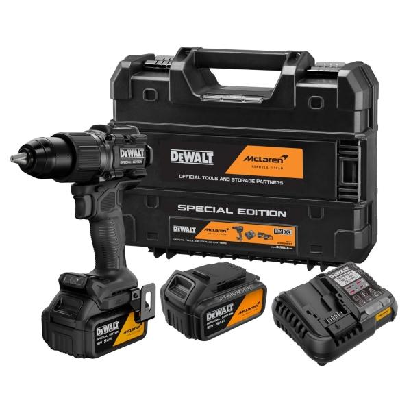 KIT ROTOMARTILLO BRUSHLESS MCLAREN 18V 1/2" 2 BATERÍAS 5.0 AH Y CARGADOR