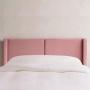 CABECERA MATRIMONIAL MILAN TAPIZADA ROSA MINIMALISTA PARA RECÁMARA