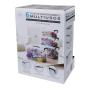 SET CAJAS ORGANIZADORAS TRANSPARENTE 6 L PET TAPA CON BROCHE