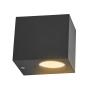 LÁMPARA LED DE MURO EXTERIOR NEGRO 6W LUZ CÁLIDA 2400K IP65