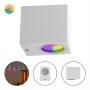 LÁMPARA LED RGB DE MURO EXTERIOR BLANCA 5W IP65 COSTA LINE
