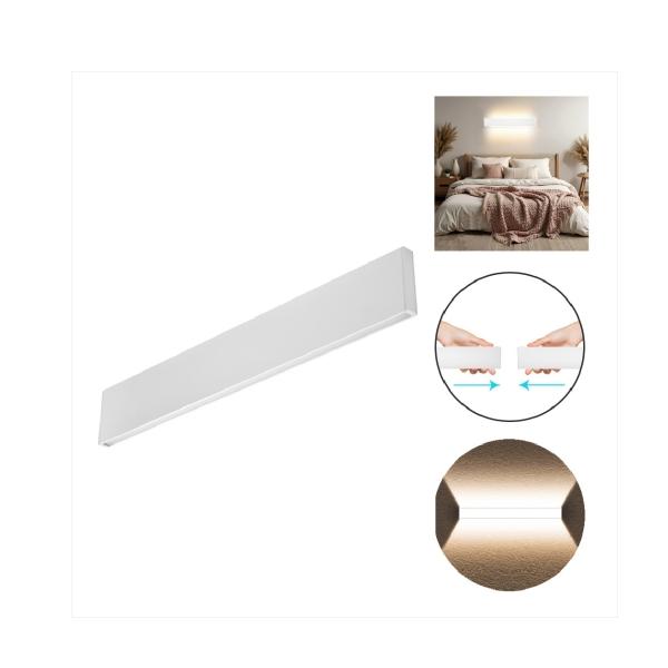 ARBOTANTE DE MURO LED SOBREPONER 25W 2700K IP65 BLANCO