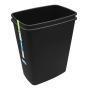 2 PACK BOTE PAPELERO 40L NEGRO