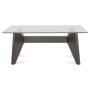 MESA DE CENTRO DECORATIVA NEKU VIDRIO Y METAL 110 X 70 X 45 CM NEGRO
