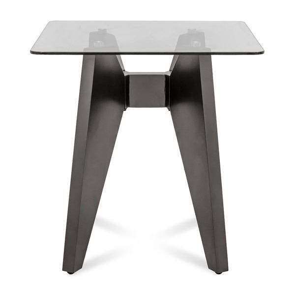 MESA LATERAL AUXILIAR METAL 0.6 X 0.6 X 0.6 NEGRO