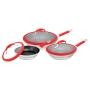 SET SARTENES ACERO INOX C/TAPA
