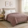 COMBO DICASA MATRIMONIAL/QUEEN SIZE EDREDON HOMMY LILA+ ALMOHADA ONE
