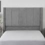 CABECERA KING SIZE NIZZA TAPIZADA GRIS OSCURO CONTEMPORÁNEA PARA RECÁMARA