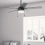Ventilador de techo Anisten Negro Mate 52 pulgadas