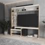 CENTRO DE ENTRETENIMIENTO PARA TV 65 PULGADAS MDP ROVERE NIEBLA 181.5 X 39.6 X 184.7 CM