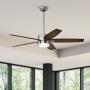 Ventilador de techo Windemere Níquel Cepillado 54 pulgadas