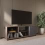 MUEBLE PARA TV PARA 70 PULGADAS MDP CON MELAMINA MILAN-ONIX 160 X 42.2 X 54.8 CM