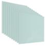 PANEL DE ACRÍLICO 40 X 40 CM PARA DECORACIÓN RESISTENTE MENTA PASTEL 10 PIEZAS