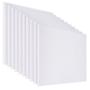 PANEL DE ACRÍLICO 40 X 40 CM PARA DECORACIÓN RESISTENTE BLANCO 10 PIEZAS