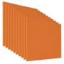 PANEL DE ACRÍLICO 40X40 CM PARA DECORACIÓN RESISTENTE NARANJA
