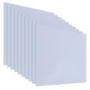 PANEL DE ACRÍLICO 40 X 40 CM PARA DECORACIÓN RESISTENTE AZUL 10 PIEZAS