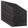 PANEL DE ACRÍLICO 40 X 40 CM PARA DECORACIÓN RESISTENTE NEGRO 10 PIEZAS