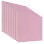PANEL DE ACRÍLICO 40 X 40 CM PARA DECORACIÓN RESISTENTE ROSA 10 PIEZAS